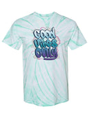 Good Vibes Only Grafitti Tie Dye Tee -SPIdeals Designs