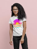 Retro Tropical Sunset T-shirt -SPIdeals Designs
