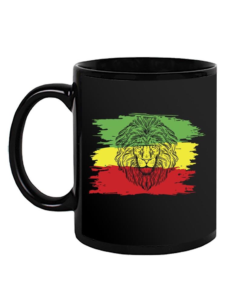 Lion Head In Colors Mug -SPIdeals Designs