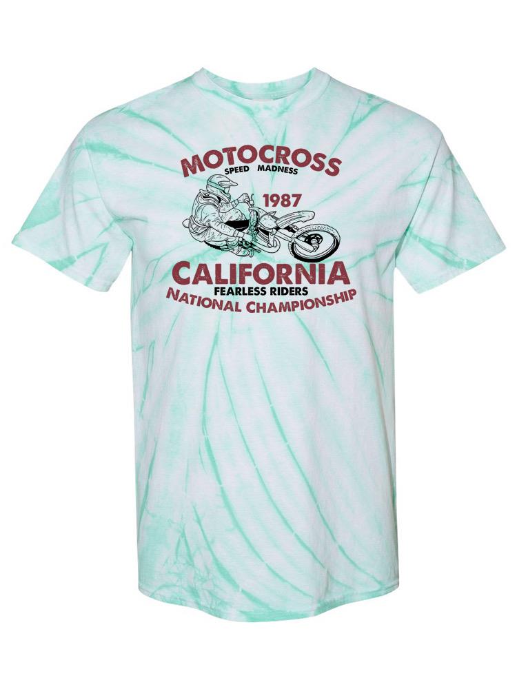 Motocross Speed Madness Tie Dye Tee -SPIdeals Designs