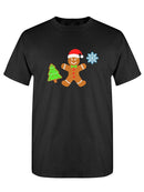 Gingerbread And Tree Cookie T-shirt -SPIdeals Designs