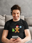 Gingerbread And Tree Cookie T-shirt -SPIdeals Designs