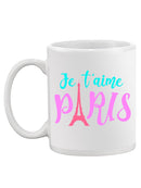 I Love You, Paris Mug -SPIdeals Designs