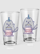 Kitten Birthday Cake Pint Glass -SPIdeals Designs