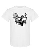 Hip Hop Microphone And Spray T-shirt -SPIdeals Designs