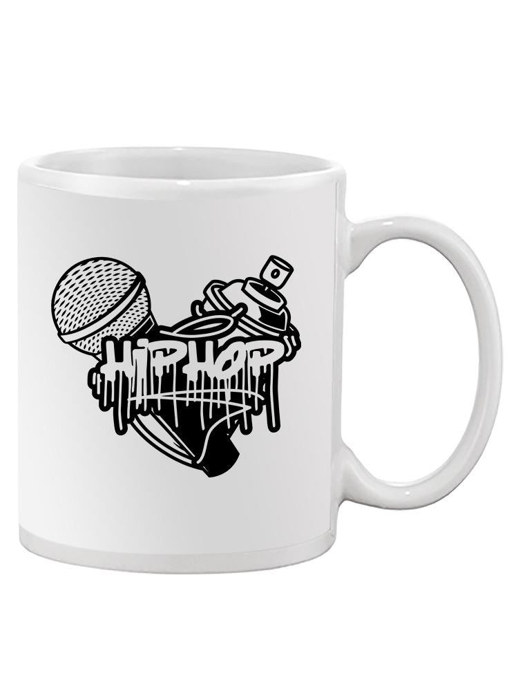 Hip Hop Microphone And Spray Mug -SPIdeals Designs