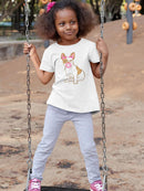 Cute French Bulldog With Gum T-shirt -SPIdeals Designs