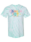 Choose Joy Tie Dye Tee -SPIdeals Designs