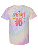 Sweet 16 Tie Dye Tee -SPIdeals Designs