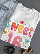 Sweet 16 T-shirt -SPIdeals Designs