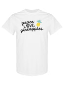 Peace Love Pineapples T-shirt -SPIdeals Designs