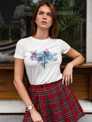 Dragonfly In Colors T-shirt -SPIdeals Designs