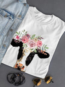Flower Cow T-shirt -SPIdeals Designs