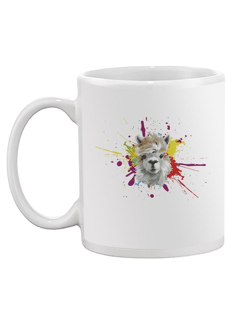 Watercolored Llama Mug -SPIdeals Designs