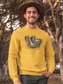 Cute Sloth Upside Down Hoodie or Sweatshirt -SPIdeals Designs