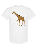 Giraffe In Profile T-shirt -SPIdeals Designs