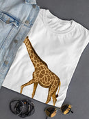 Giraffe In Profile T-shirt -SPIdeals Designs