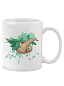 Sloth Hanging On Branch Mug -SPIdeals Designs