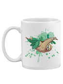 Sloth Hanging On Branch Mug -SPIdeals Designs