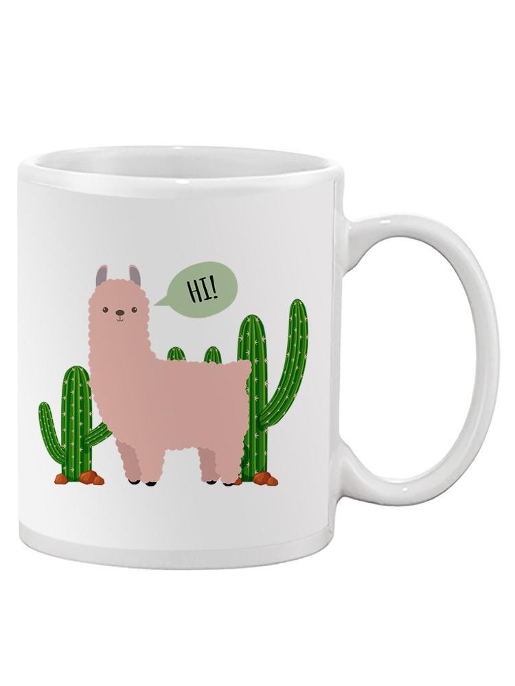 Greeting Llama Mug -SPIdeals Designs