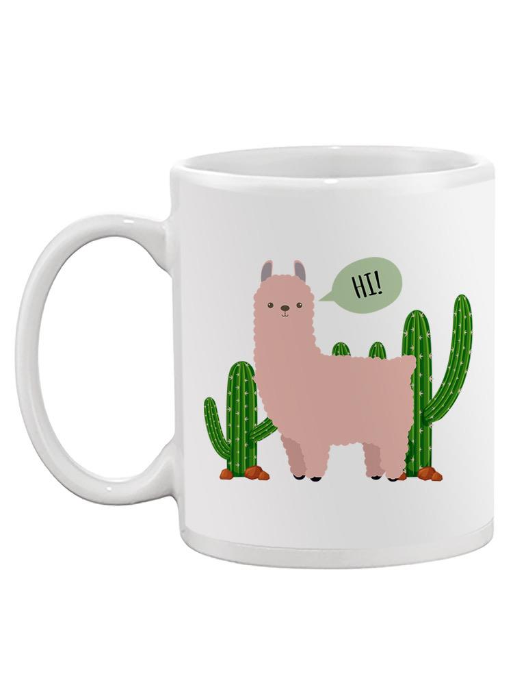 Greeting Llama Mug -SPIdeals Designs
