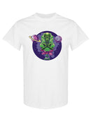 Cosmical Alien And Planets T-shirt -SPIdeals Designs