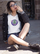 Cosmical Alien And Planets T-shirt -SPIdeals Designs