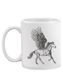 White Pegasus Mug -SPIdeals Designs
