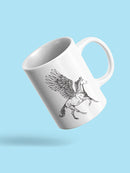 White Pegasus Mug -SPIdeals Designs