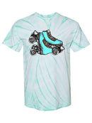 Quad Roller Skates Tie Dye Tee -SPIdeals Designs