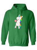 Unicorn Eating Watermelon Hoodie -SPIdeals Designs