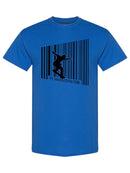 Skating On A Barcode T-shirt -SPIdeals Designs