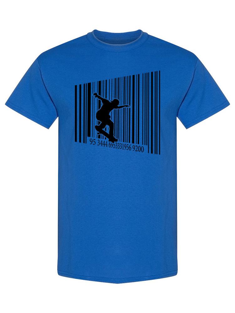 Skating On A Barcode T-shirt -SPIdeals Designs