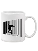 Skating On A Barcode Mug -SPIdeals Designs