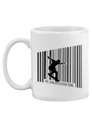 Skating On A Barcode Mug -SPIdeals Designs