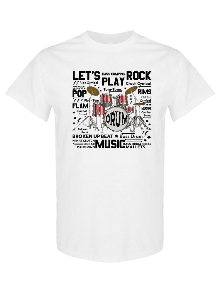 Let's Play Rock T-shirt -SPIdeals Designs