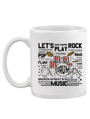 Let's Play Rock Mug -SPIdeals Designs