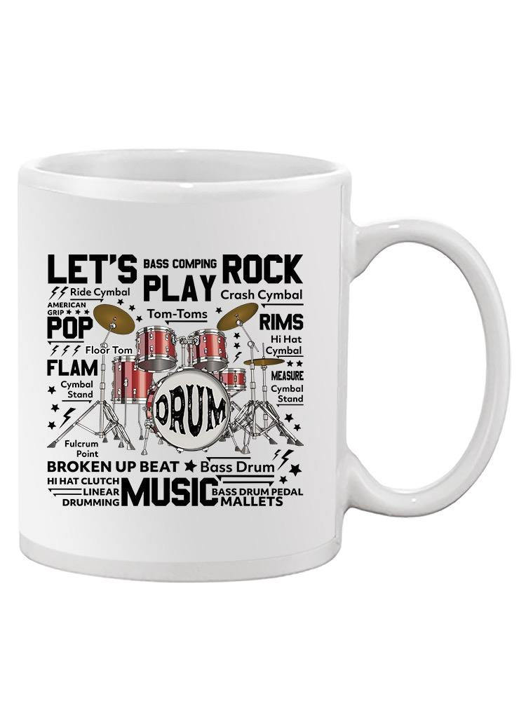 Let's Play Rock Mug -SPIdeals Designs