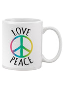 Love And Peace! Mug -SPIdeals Designs