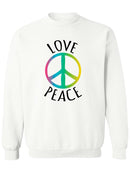 Love And Peace! Hoodie or Sweatshirt -SPIdeals Designs