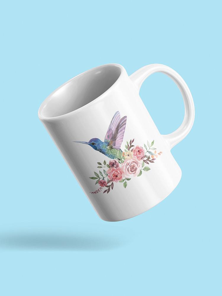 Hummingbird With Flowers Mug -SPIdeals Designs