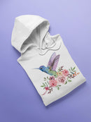 Hummingbird With Flowers Hoodie -SPIdeals Designs