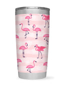 Pink Flamingos. Tumbler -SPIdeals Designs