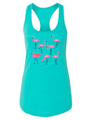 Flamingos Racerback Tank -SPIdeals Designs