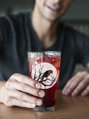 Crow Sitting On A Tree Pint Glass -SPIdeals Designs