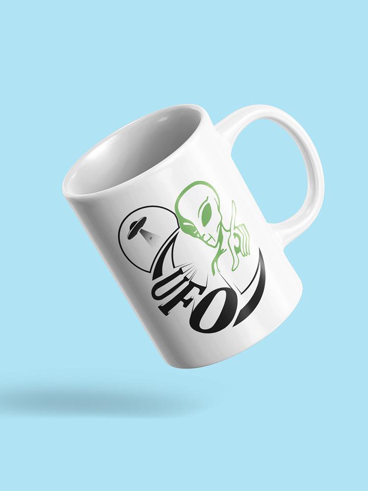 Ufo Alien Mug -SPIdeals Designs