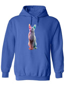 Sitting Sphynx Cat Hoodie -SPIdeals Designs