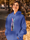 Sitting Sphynx Cat Hoodie -SPIdeals Designs