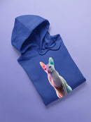 Sitting Sphynx Cat Hoodie -SPIdeals Designs