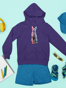 Sitting Sphynx Cat Hoodie -SPIdeals Designs